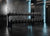 Row of dumbbells on a rack in a gym setting